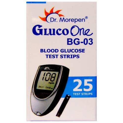 gluco one bg-03 25 test strips