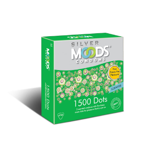 Moods Silver 1500 Dots Condoms